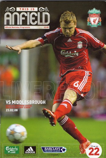 Match programme